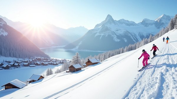 Elevate your skills: ski lessons in the stunning alps
